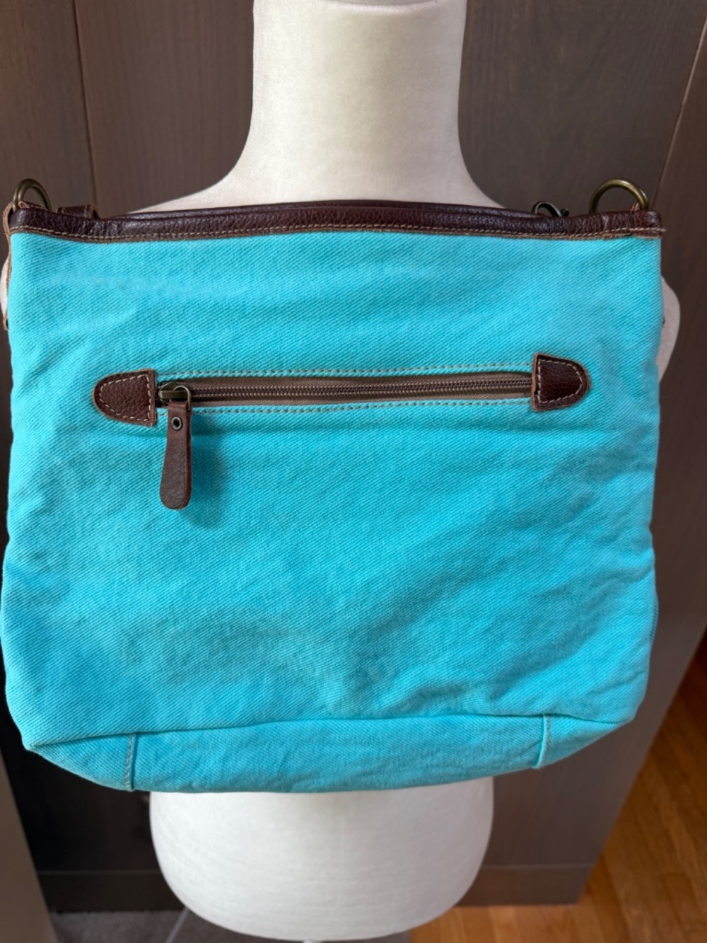 MYRA Crossbody Canvas & Textile Bag - Picture 5 of 8